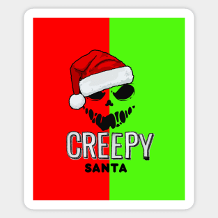 CREEPY SANTA Sticker